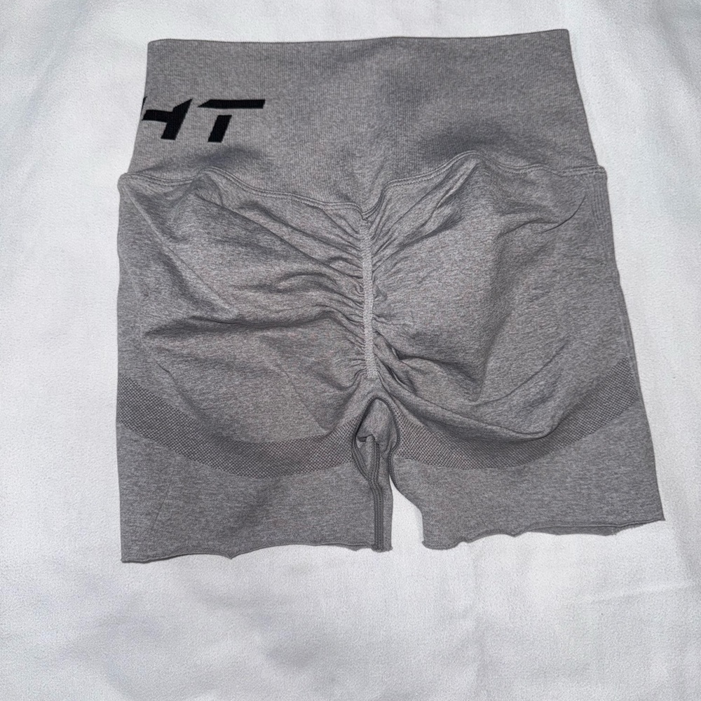 ECHT Women's Gray Scrunch Shorts